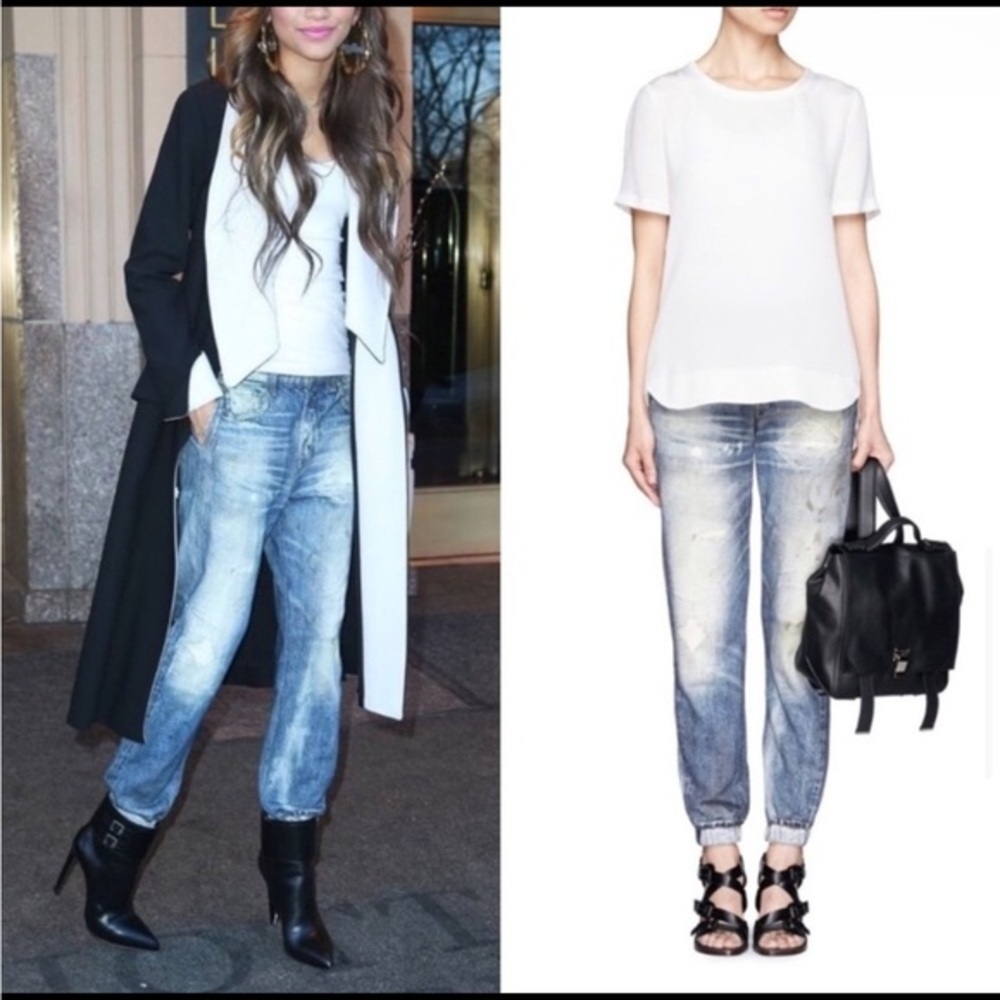 RARE! RAG & BONE MIRAMAR DISTRESSED PANTS